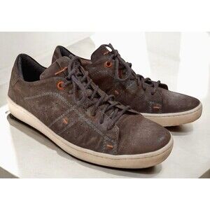 ROAN By Bed Stu Tennis Shoes 9 Men Henson Burnished Dark Grey Distressed Leather